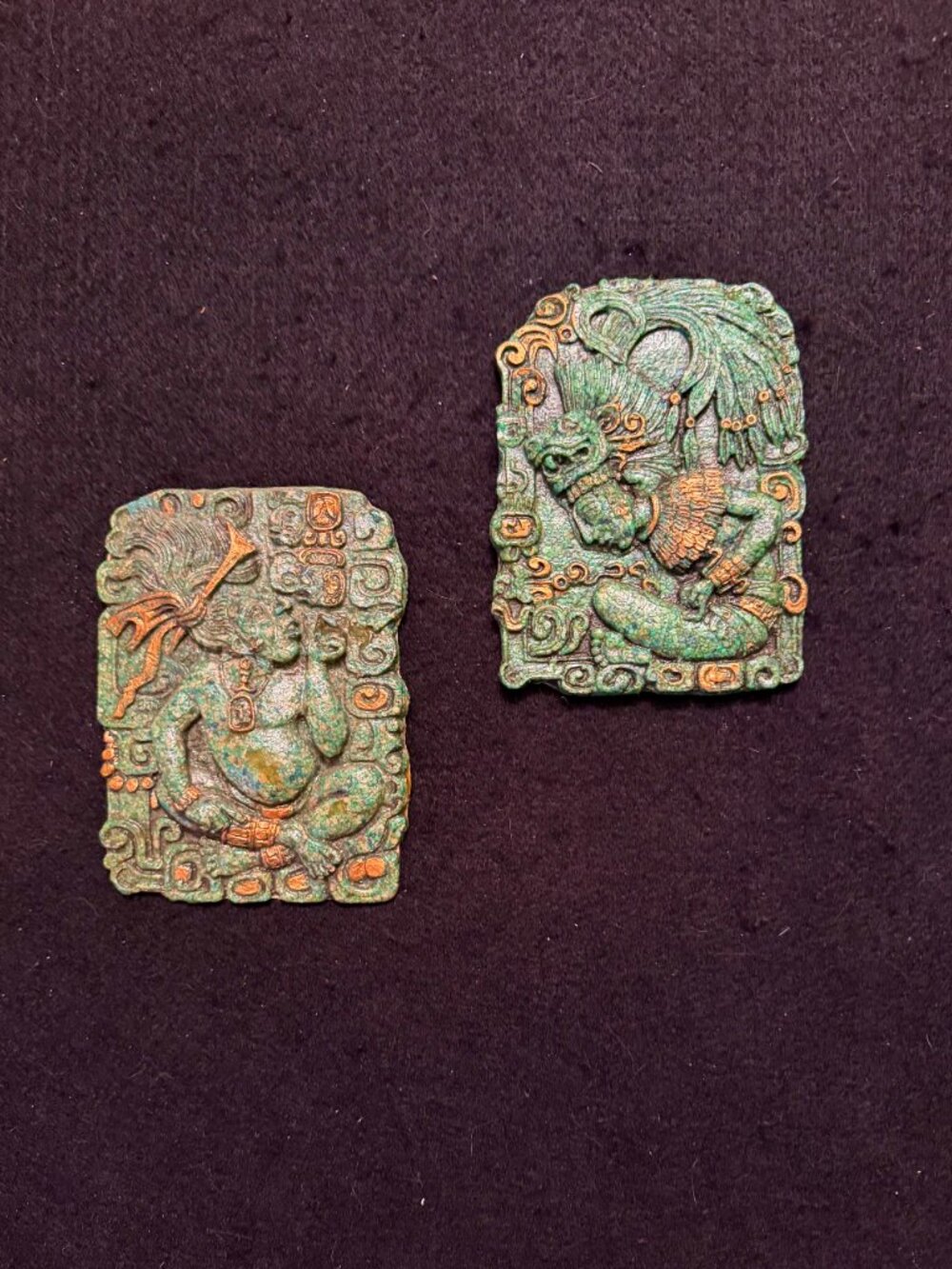 Vintage Mexican/Mayan Warrior Wall Plaques - Picture 6 of 6